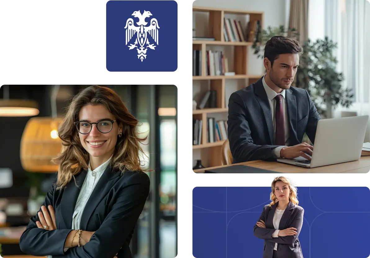 Estudantes realizando teste de proficiência em inglês com notebooks.