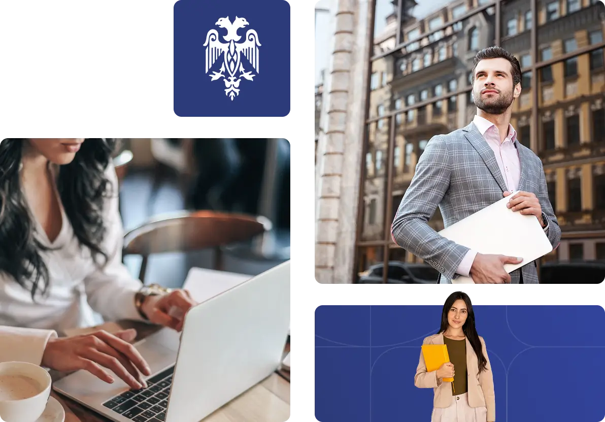 Jovens profissionais e estudantes participando de cursos de extensão em inglês.